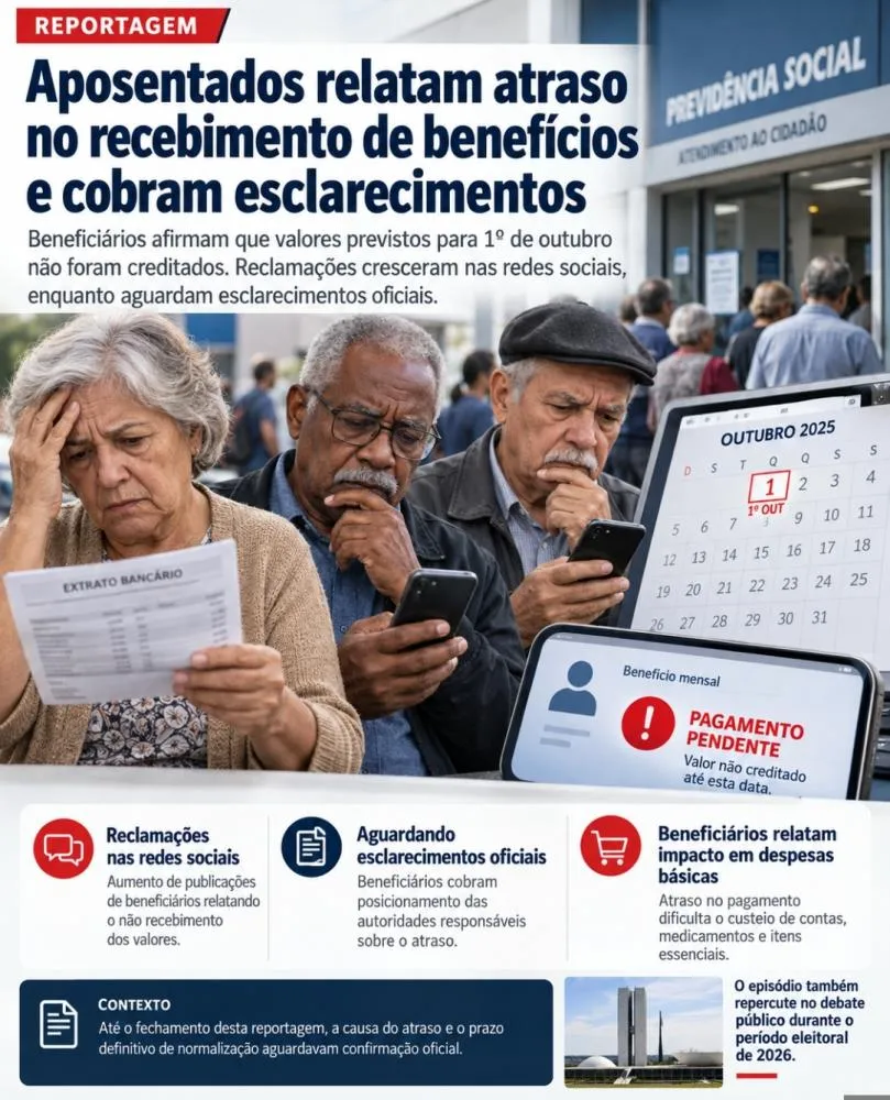 Aposentados sem salários